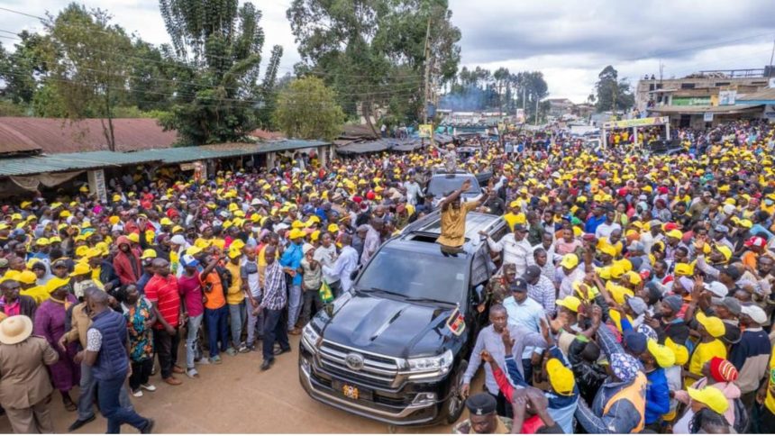 Ruto’s ‘Kasongo’ Slip in Gatanga Sparks Laughter During Murang’a Tour